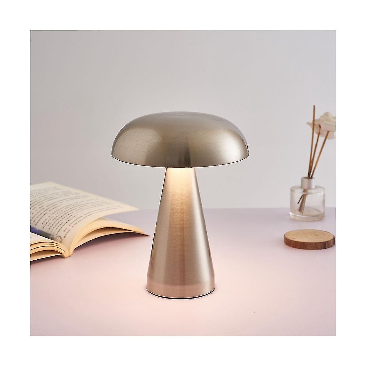 Mushroom Lamp Led Bar Table Lamp Hotel Cafe Outdoor Decorative Table Lamp Bedside Usb Charging Nigh