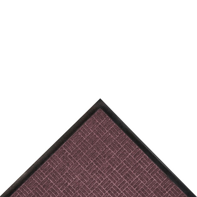 2 x27 x3 x27 Solid Doormat Burgundy black Hometrax