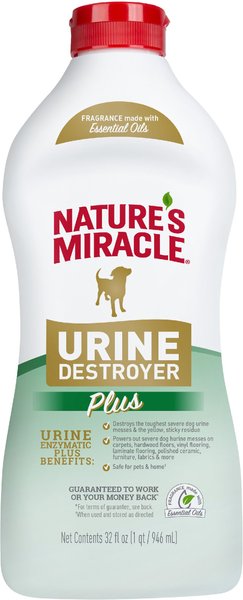 Nature's Miracle Urine Destroyer Plus Carpet Deodorizer， 32-oz bottle