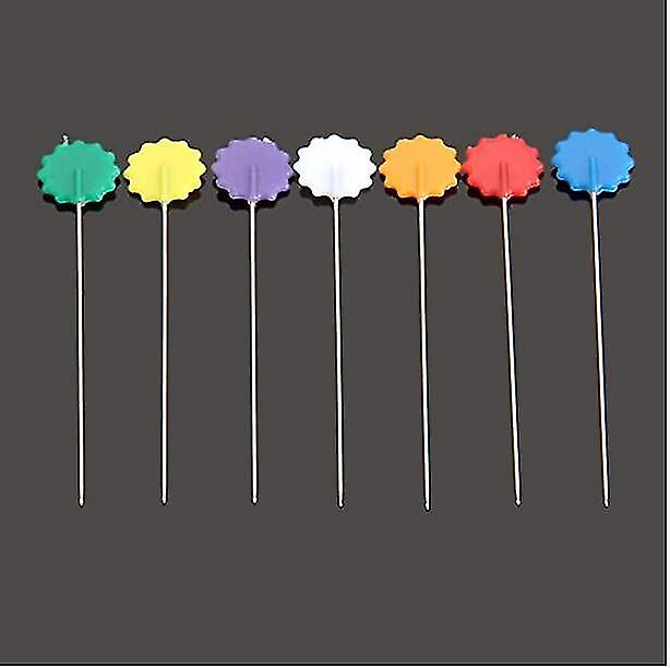 2 Sets Mixed Colors Sewing Patchwork Pins Flower Head Pins Sewing Diy