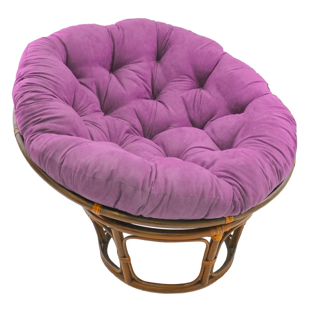 Microsuede Indoor Papasan Cushion (44 inch  48 inch  or 52 inch) (Cushion Only)