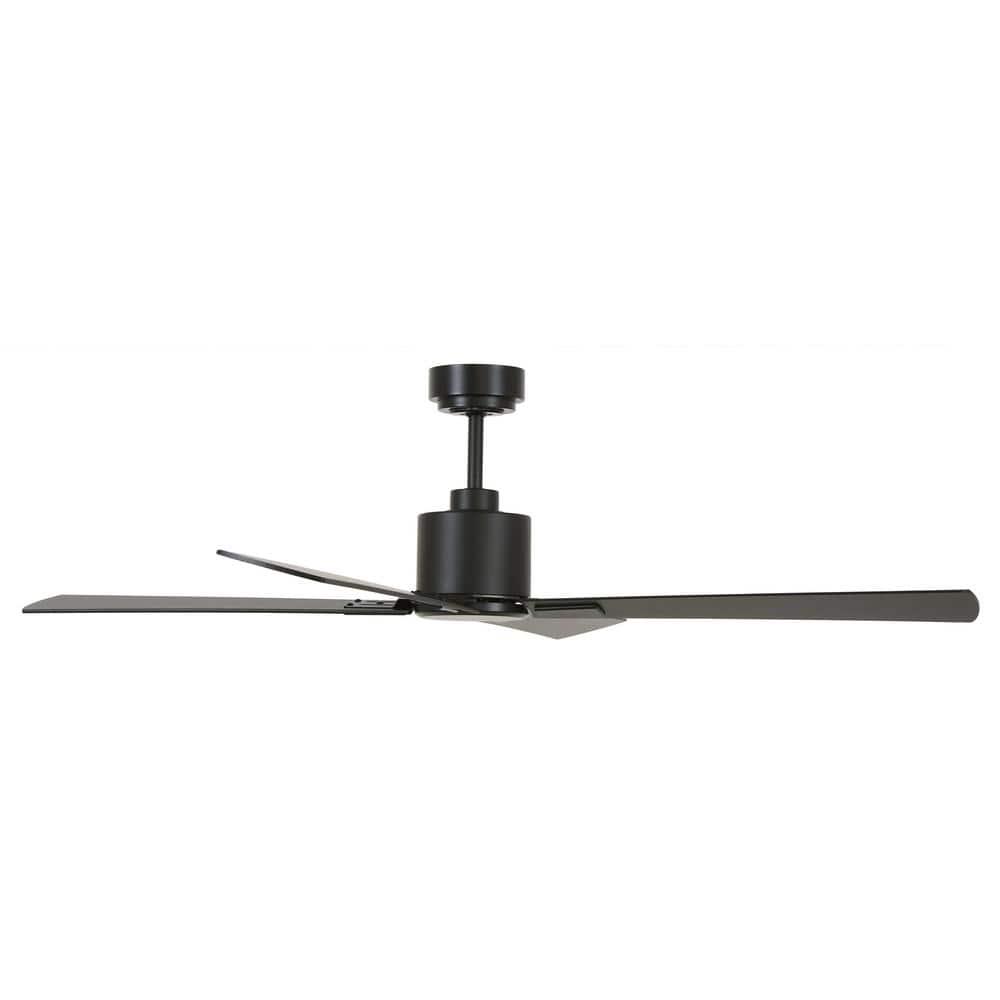 Lucci Air Climate 52 in Black DC Ceiling Fan with Remote Control