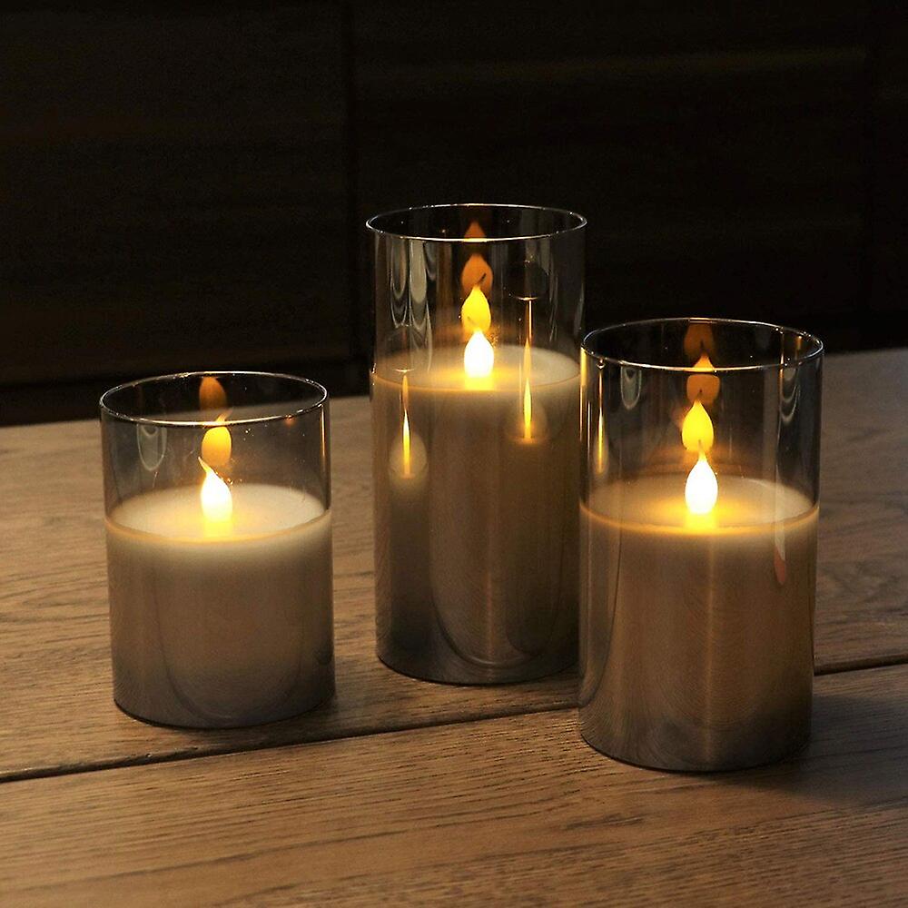 Led Candles Light Tealight Romantic Vintage Candles Lamp Electronic Votive Flameless Halloween Home Decoration Accessories