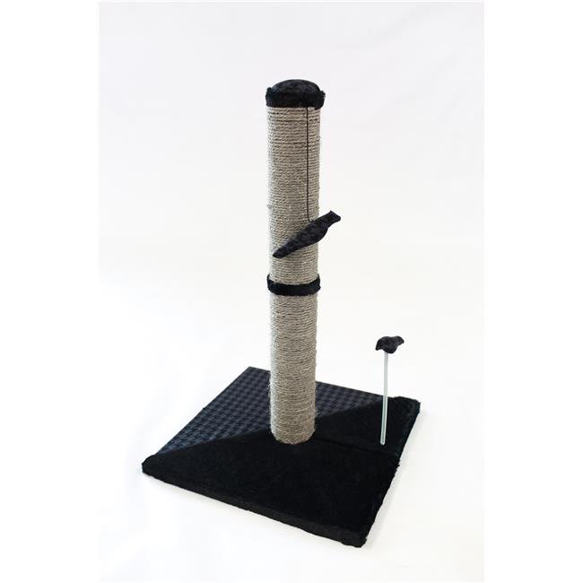 26 in. Sisal Scratch Post Talland#44; Grey