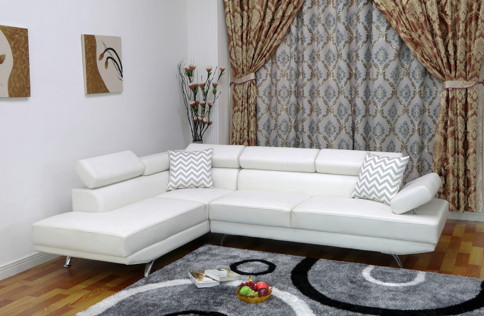 Kensley 2 Piece Sectional Sofa Set   Contemporary   Sectional Sofas   by US Furnishings Express  Houzz