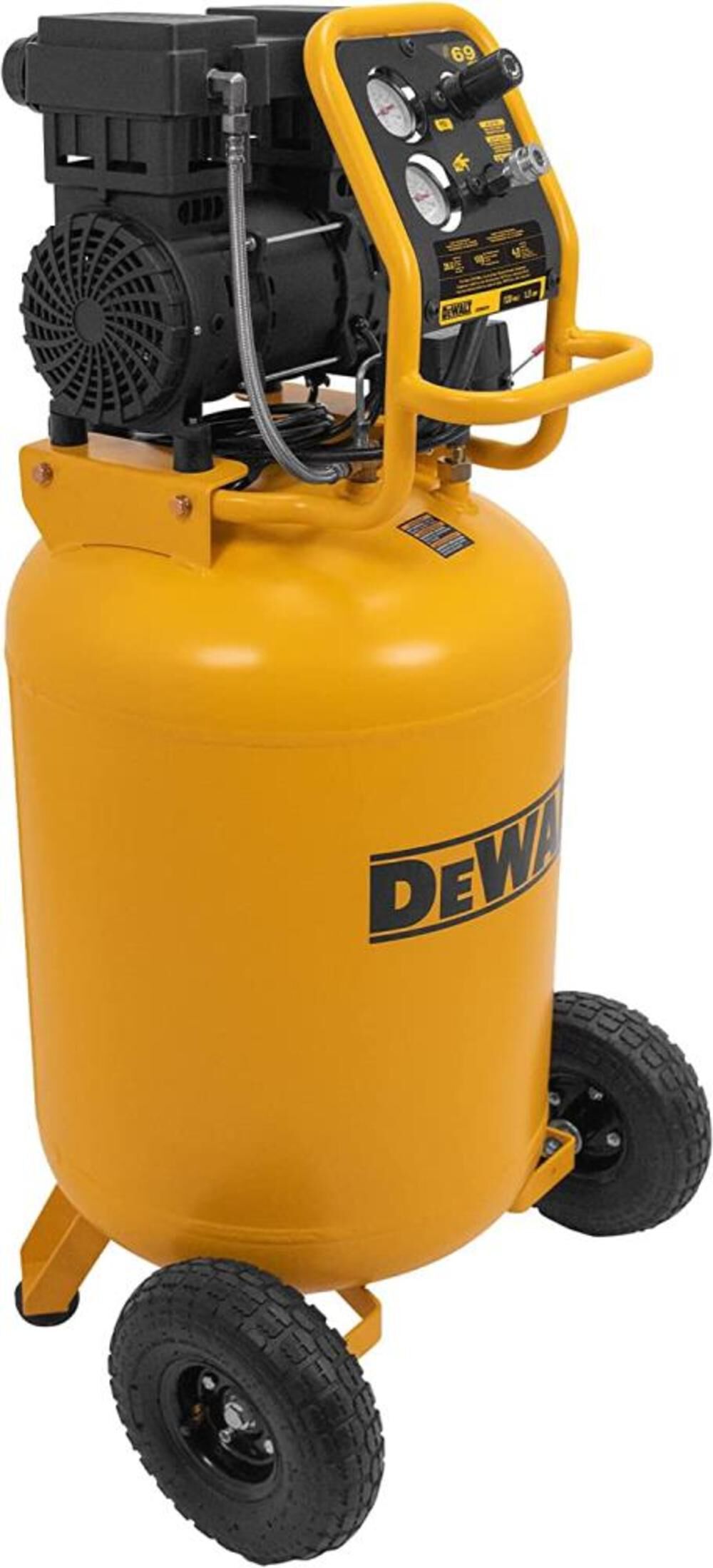 DW 26 Gallon Air Compressor 1.5HP 150 PSI Portable Electric Ultra Quiet DXCMSAC260 from DW