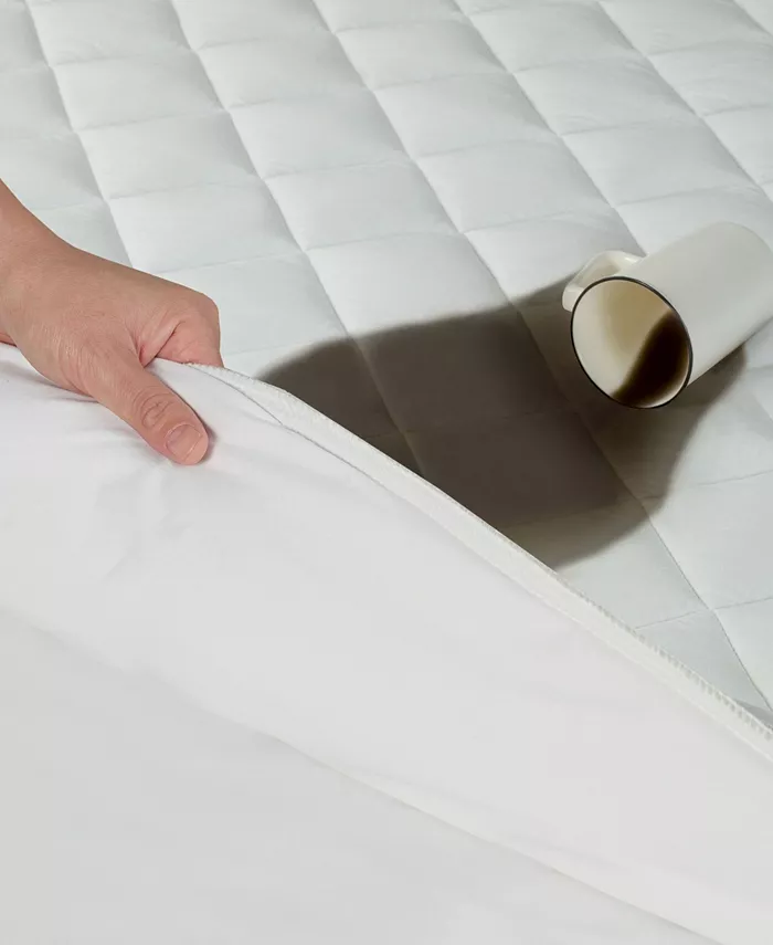 All-In-One Performance Stretch Moisture Wicking Fitted Mattress Pad， Twin