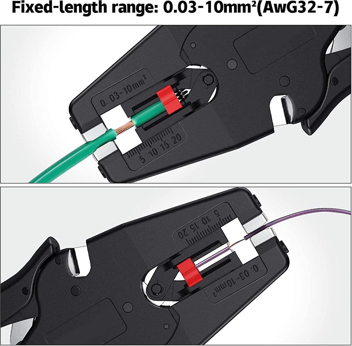 2 In 1 Funct Wire Stripper， Hand Tool -ang Cable Wire And Crim Pliers Wire Stripper Wire S