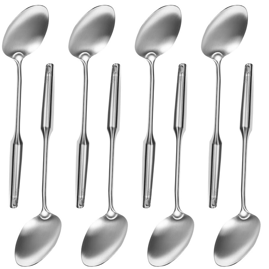 YBM Home Stainless Steel Cooking Spoon  Large Serving Utensil  2414