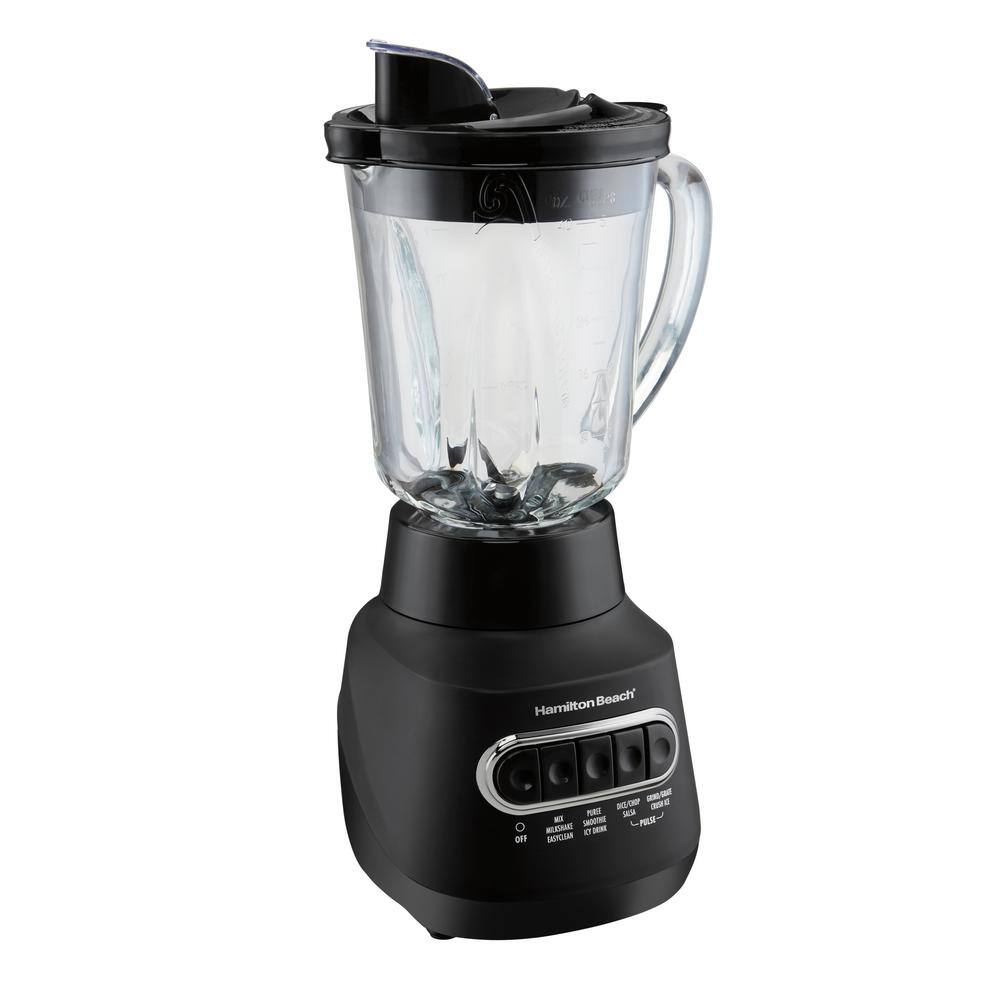 Hamilton Beach Power Elite 40 oz. 5-Speed Black Blender 58175