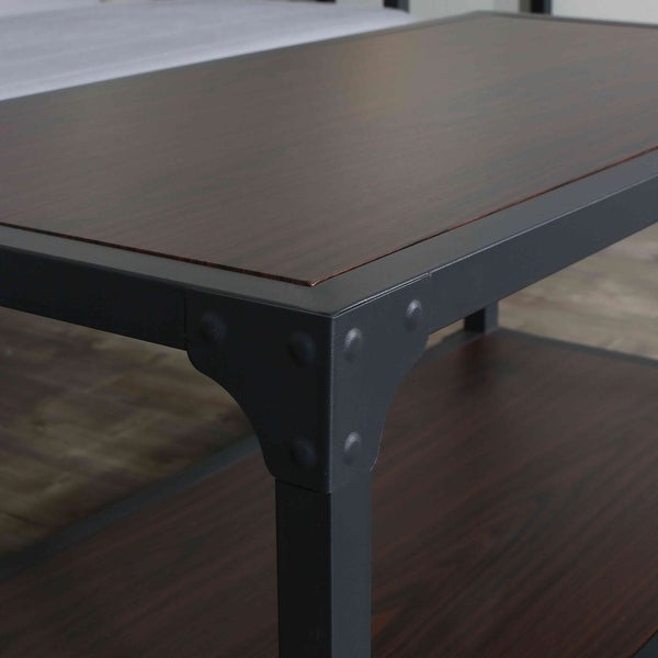 Carbon Loft Whittaker Modern Wood and Metal Coffee Table