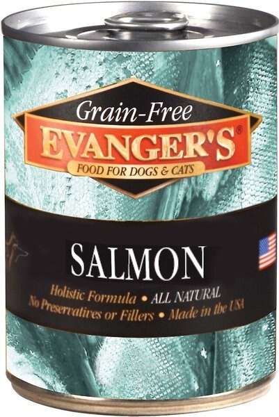 Evanger's Grain-Free Salmon Canned Dog and Cat Food Supplement Topper