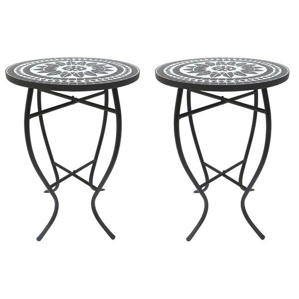 Mosaic Art Collection Accent Table (Set of 2)