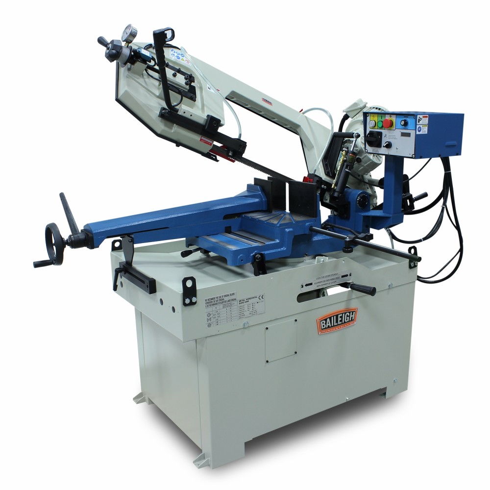 Baileigh BS-350M Band Saw Manual Dual Mitering 220V 1 Phase ;