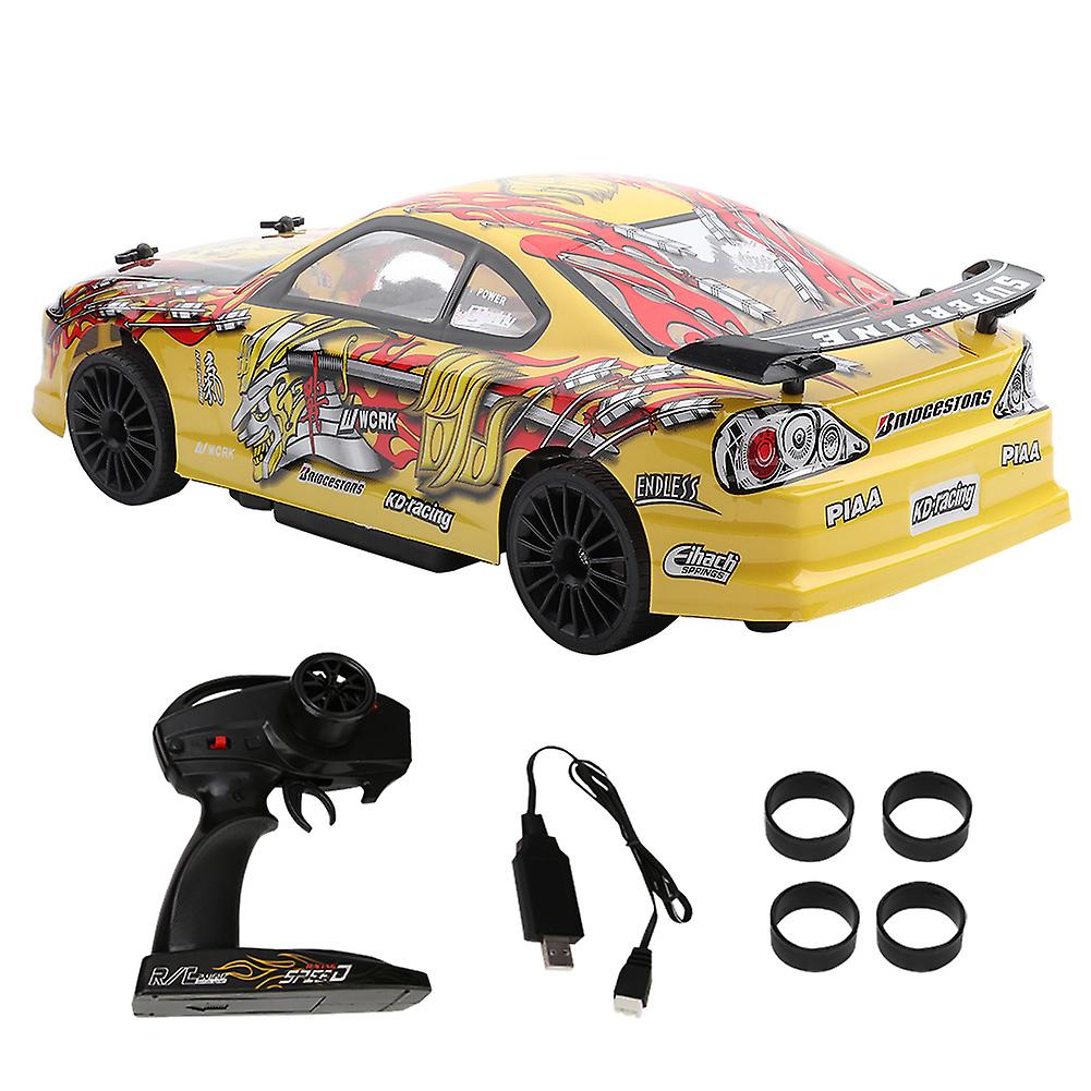 Simulated 2.4ghz Remote Control Electric Sport Racing Drift Car Toy Plastic Model Gift