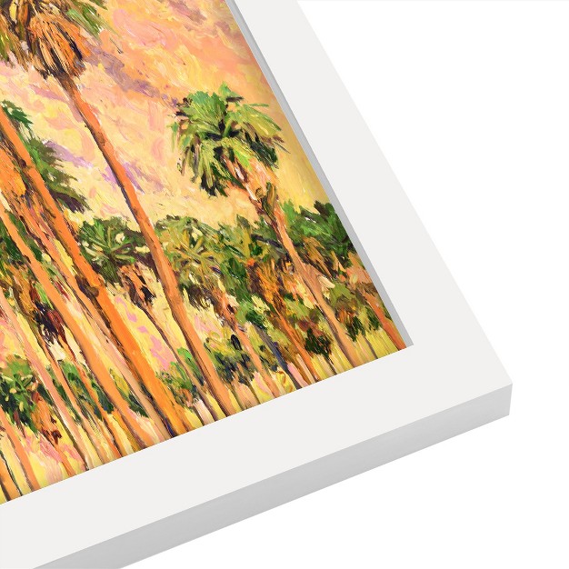 Americanflat Botanical Wall Art Room Decor Palm Trees Of The Palm Springs Desert By Suren Nersisyan