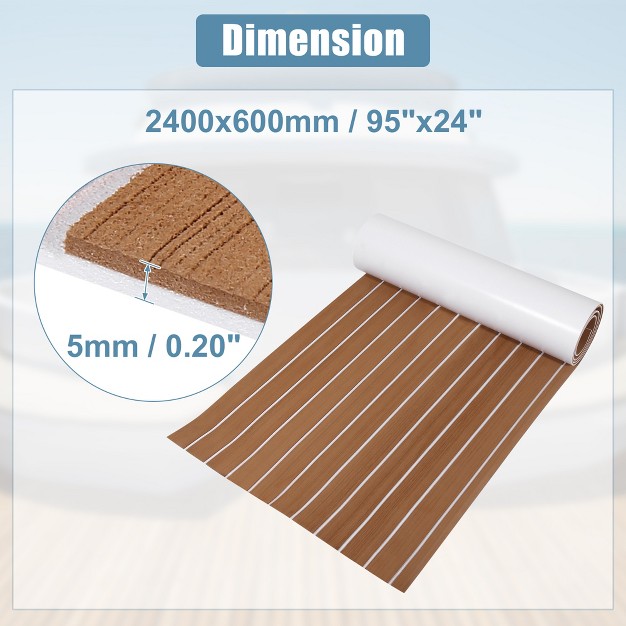 Unique Bargains Eva Decking Sheet Marine Boat Flooring Mat Yacht Teak Sheet Carpet