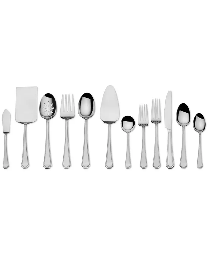 International Silver 18 0 Stainless Steel 67-Pc. Carleigh Flatware and Hostess Set