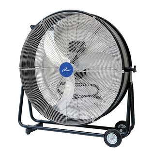 iLIVING 30 in. 3-Speed Portable High Velocity Drum Fan with 8300 CFM Industrial Commercial Air Circulator ILG8MF30-83