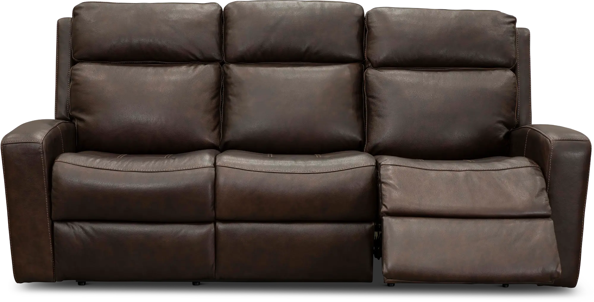 Cody Brown Leather-Match Power Reclining Sofa