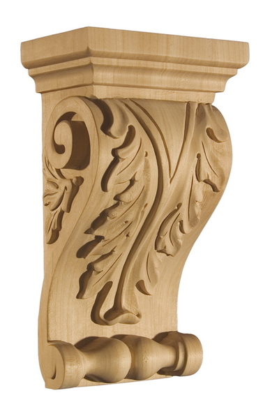 Art for Everyday Corbel Acanthus 6 7/8 x 4 1/4 x 1...