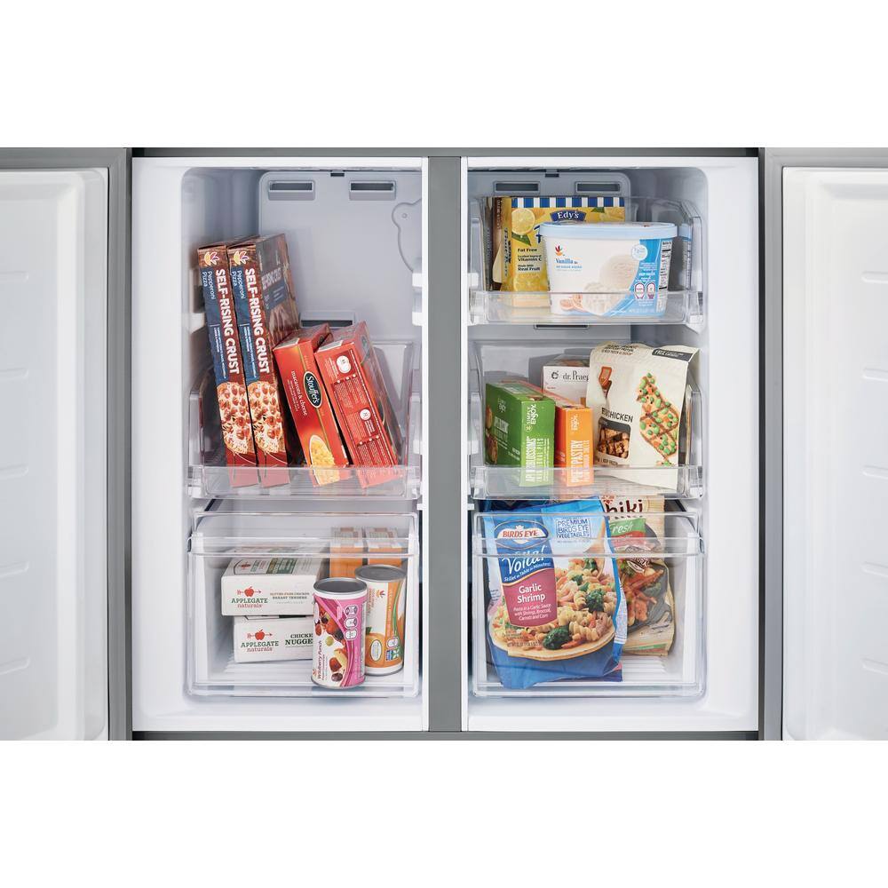 Frigidaire 17.4 cu. ft. 4-Door Refrigerator in Brushed Steel FRQG1721AV