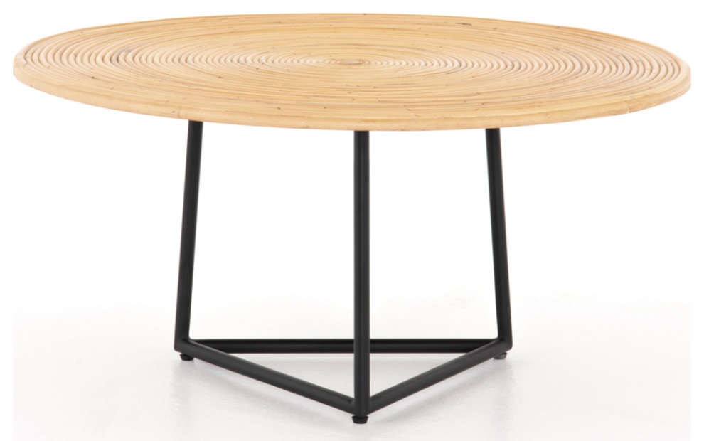 Candace Round Coffee Table   Industrial   Coffee Tables   by Marco Polo Imports  Houzz