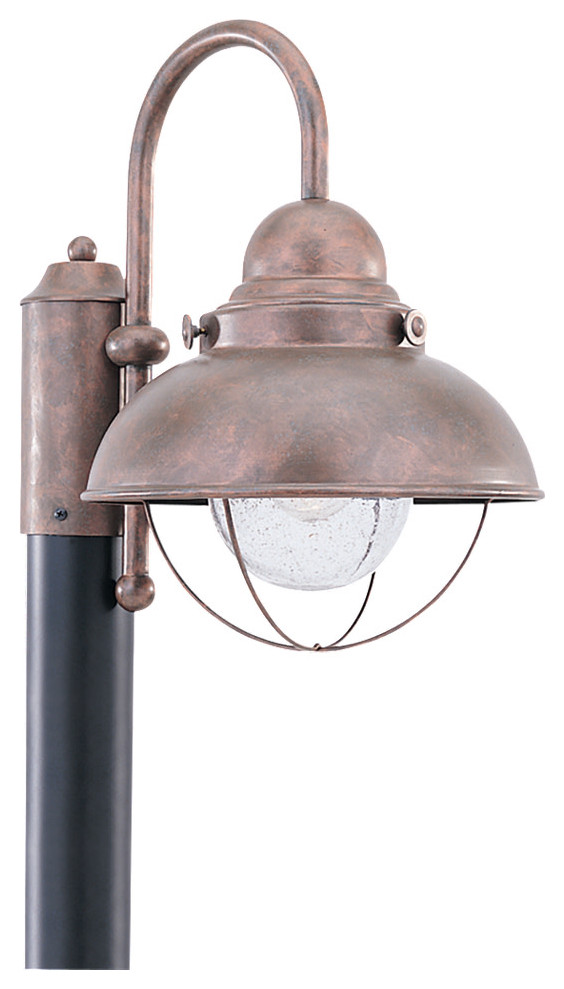 Generation Lighting 8269 Sebring 16 quotTall Outdoor Single Head   Beach Style   Post Lights   by Buildcom  Houzz