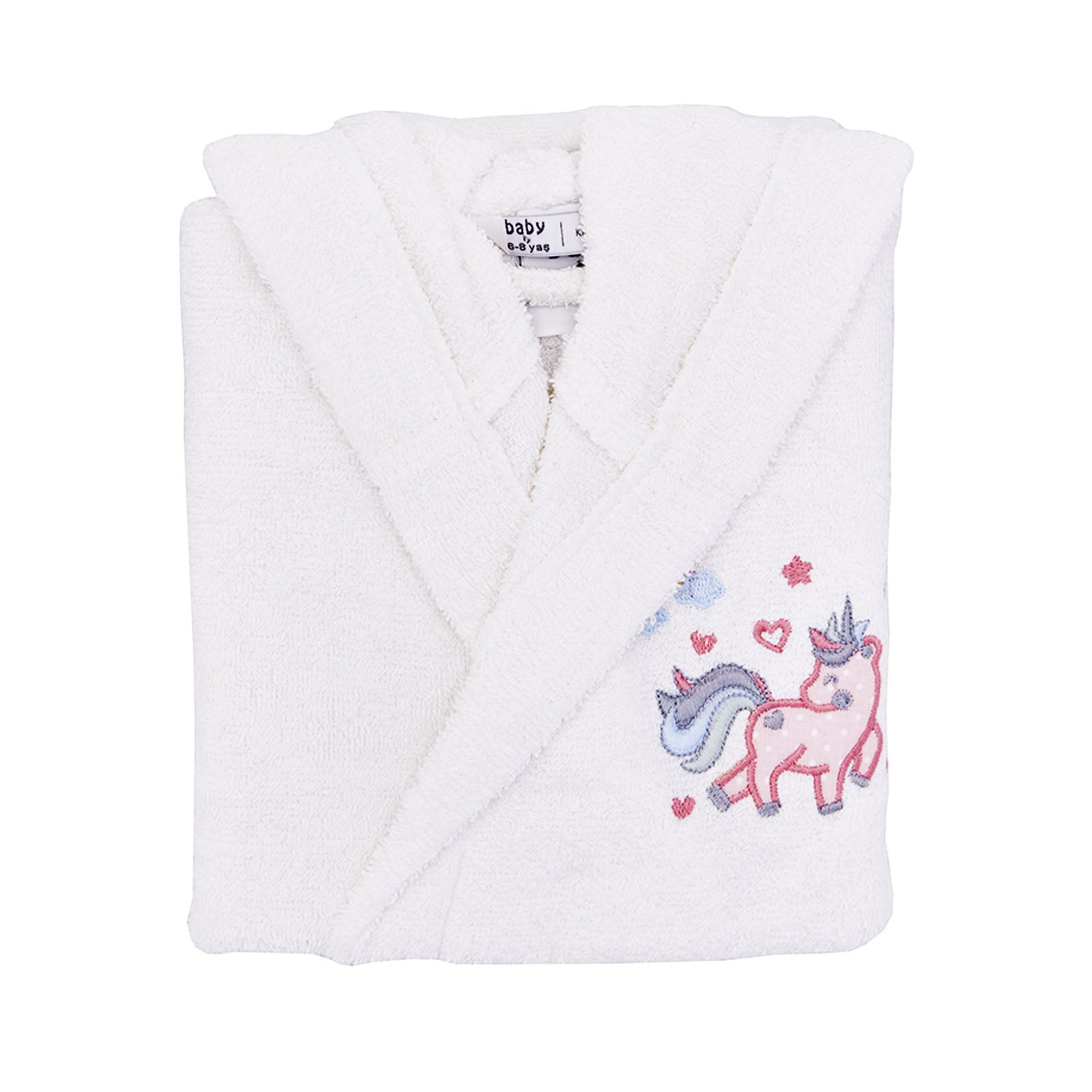 Karaca Home  Kids Bath Robe  2-5 Age Bathrobe- Offwhite 200.16.01.0089