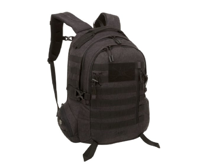 Samurai Tactical Hanzo Day Pack， Black Heather - ZPB007ST-E250