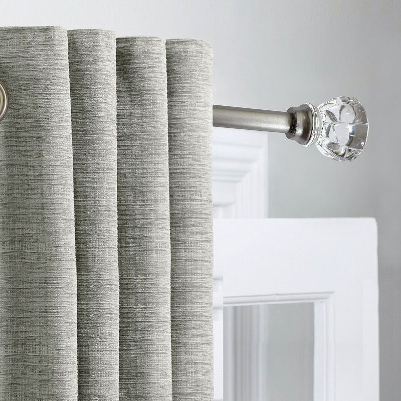 Popular Bath Solitaire 2-piece Window Curtain Rod Set