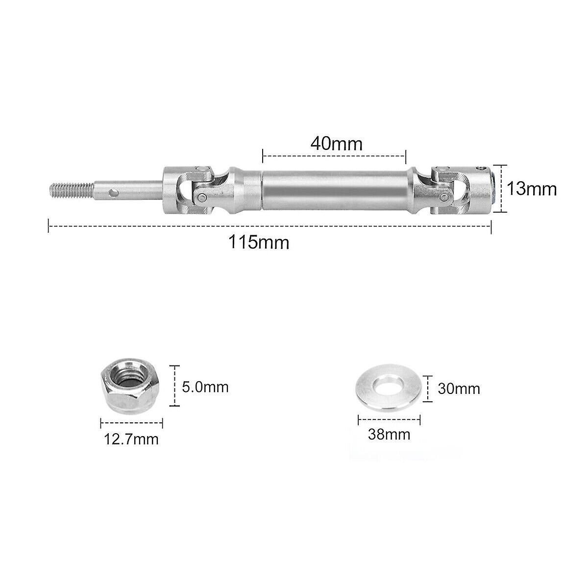 Steel Front and Rear Cvd Drive Shaft For 1/10 Traxxas Slash 2wd 4x4 Rustler Rc Car W12335144