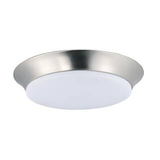 Maxim Lighting Profile EE LED 1-Light Satin Nickel Flush Mount 87595WTSN