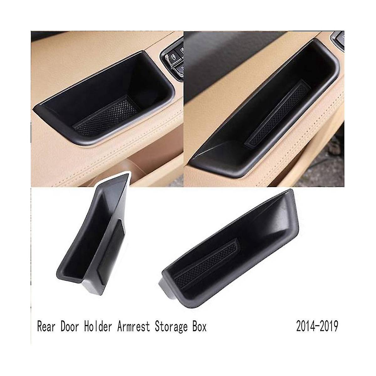 2pcs Rear Door Holder Armrest Storage Box Container Tray Car Organizer Accessories For 2014-2019