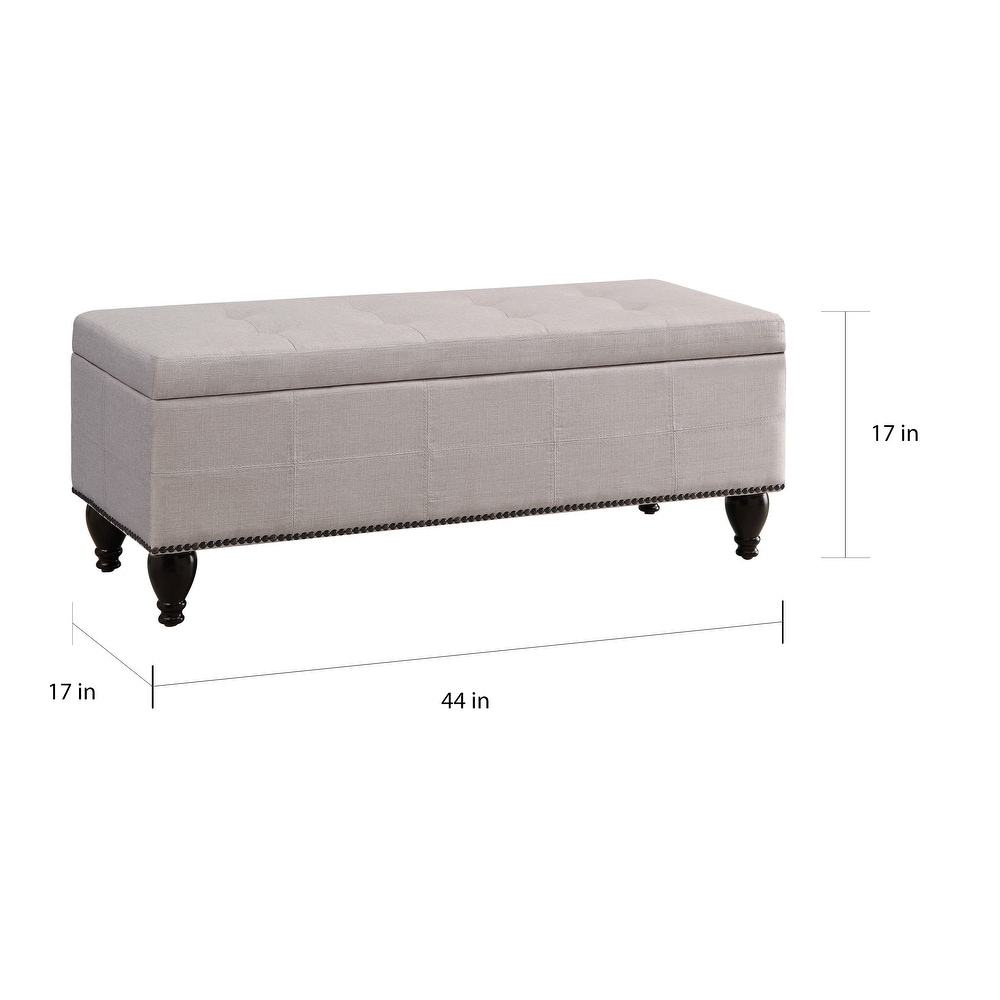 Copper Grove Bunlap Upholstered Storage Bench