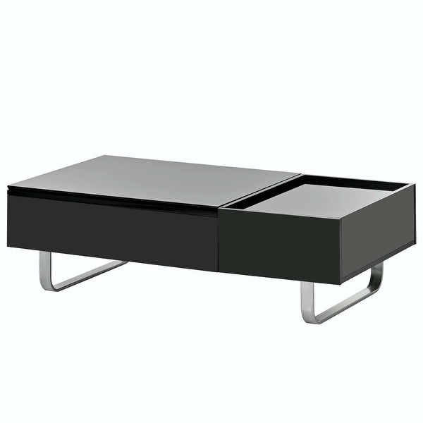 Multi-functional Coffee Table with Lifted Tabletop