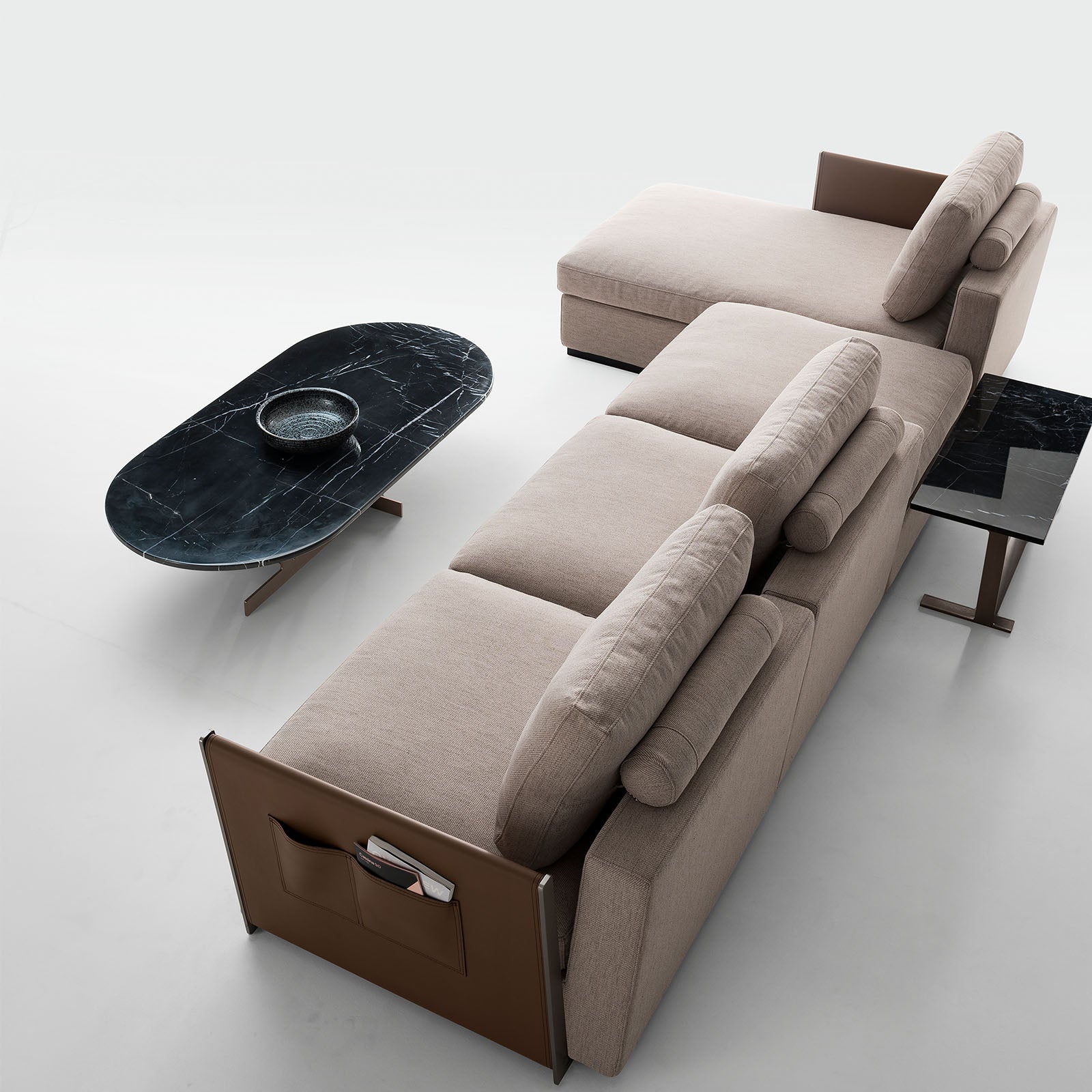 Forlì L-Shape Sofa  Sf041-3Cl+O