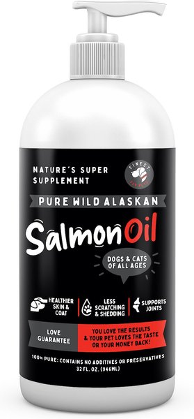 Finest for Pets Wild Alaskan Salmon Oil Dog and Cat Supplement