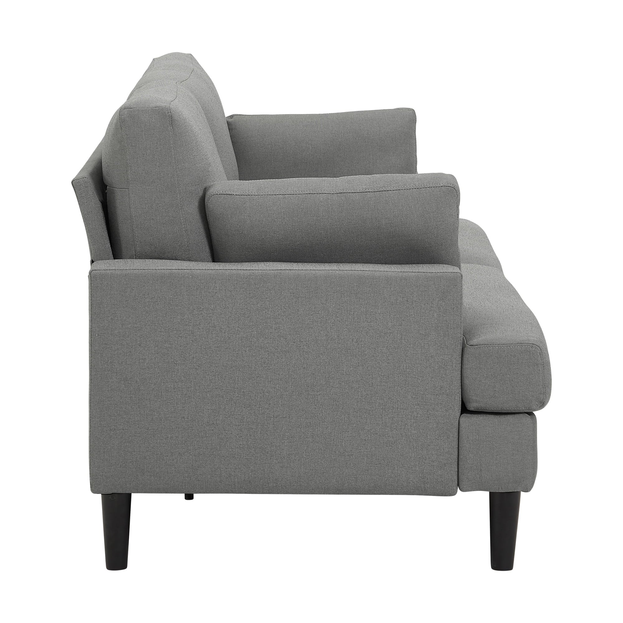 Positano Mid Modern Sofa, Smoke Grey