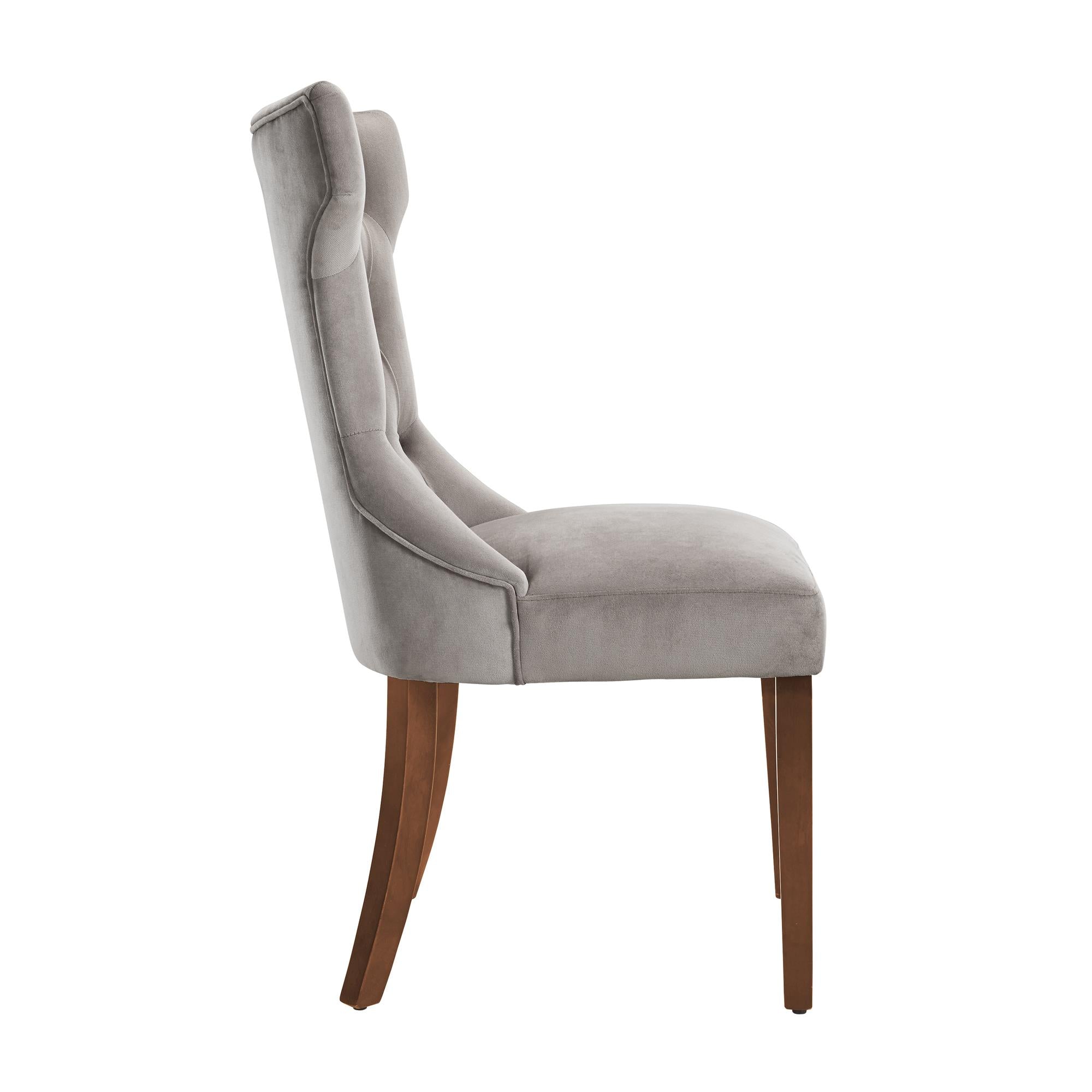 Ember Interiors Clairborne Tufted Dining Chair， Set Of 2， Taupe