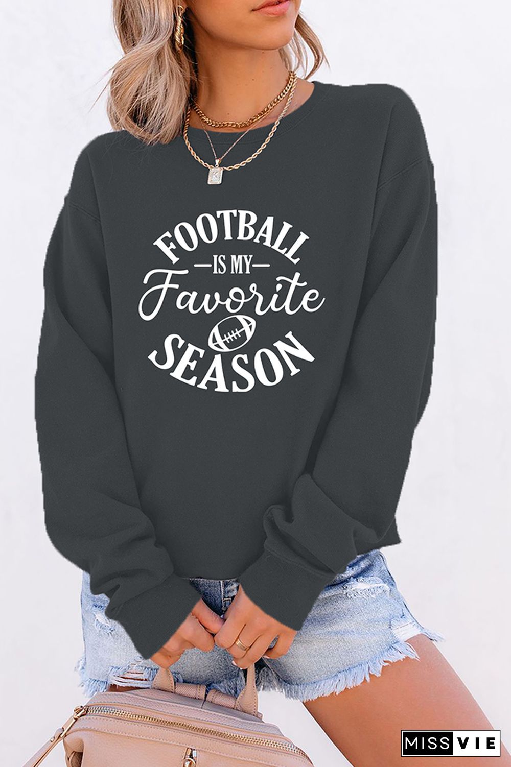 Football Is My Favorite Season Sweatshirt Wholesale