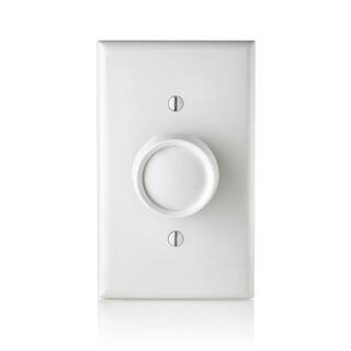 Leviton Trimatron 600-Watt Single-Pole3-Way Universal Push OnOff Rotary Dimmer WhiteLight Almond R00-RDL06-0TW