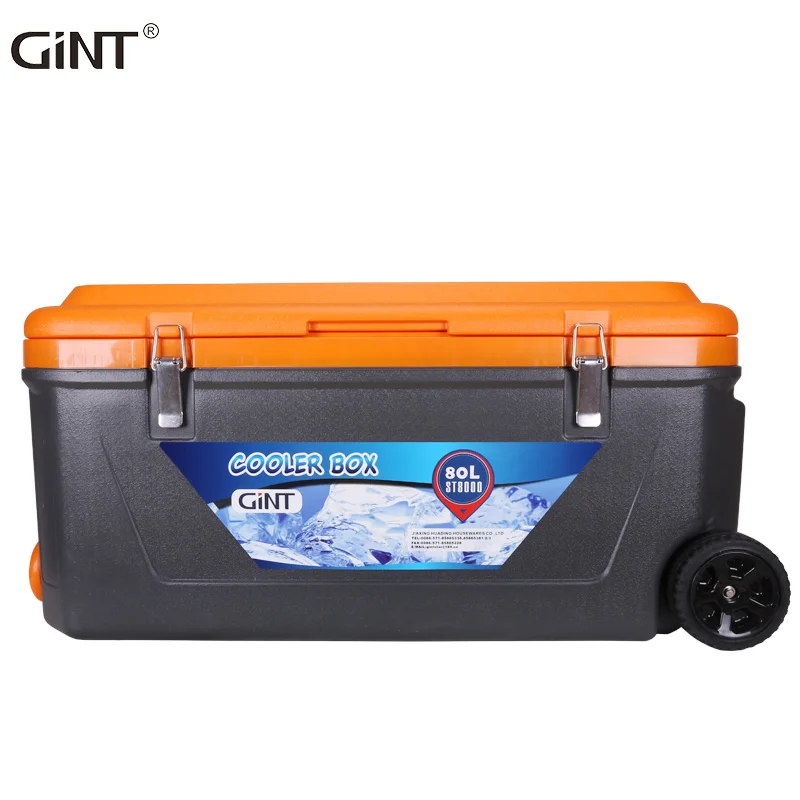 11L 30L 60L 45L 80L Outdoor Camping PP PU Foam Insulation Cooler Box Set with Wheel and Handle