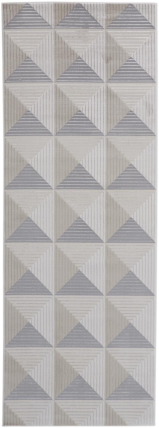 Orin Gray and Silver Rug by BD Fine