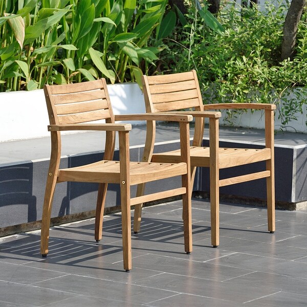 Amazonia Mondavi 13Piece Outdoor Dining Teak DoubleExtendable Oval Patio Furniture