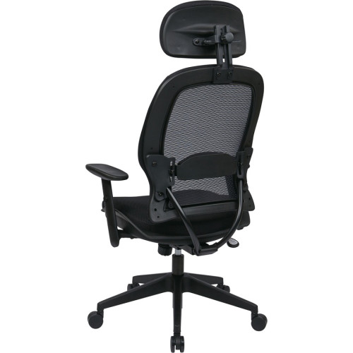 Office Star Professional Air Grid Chair with Adjustable Headrest (55403)