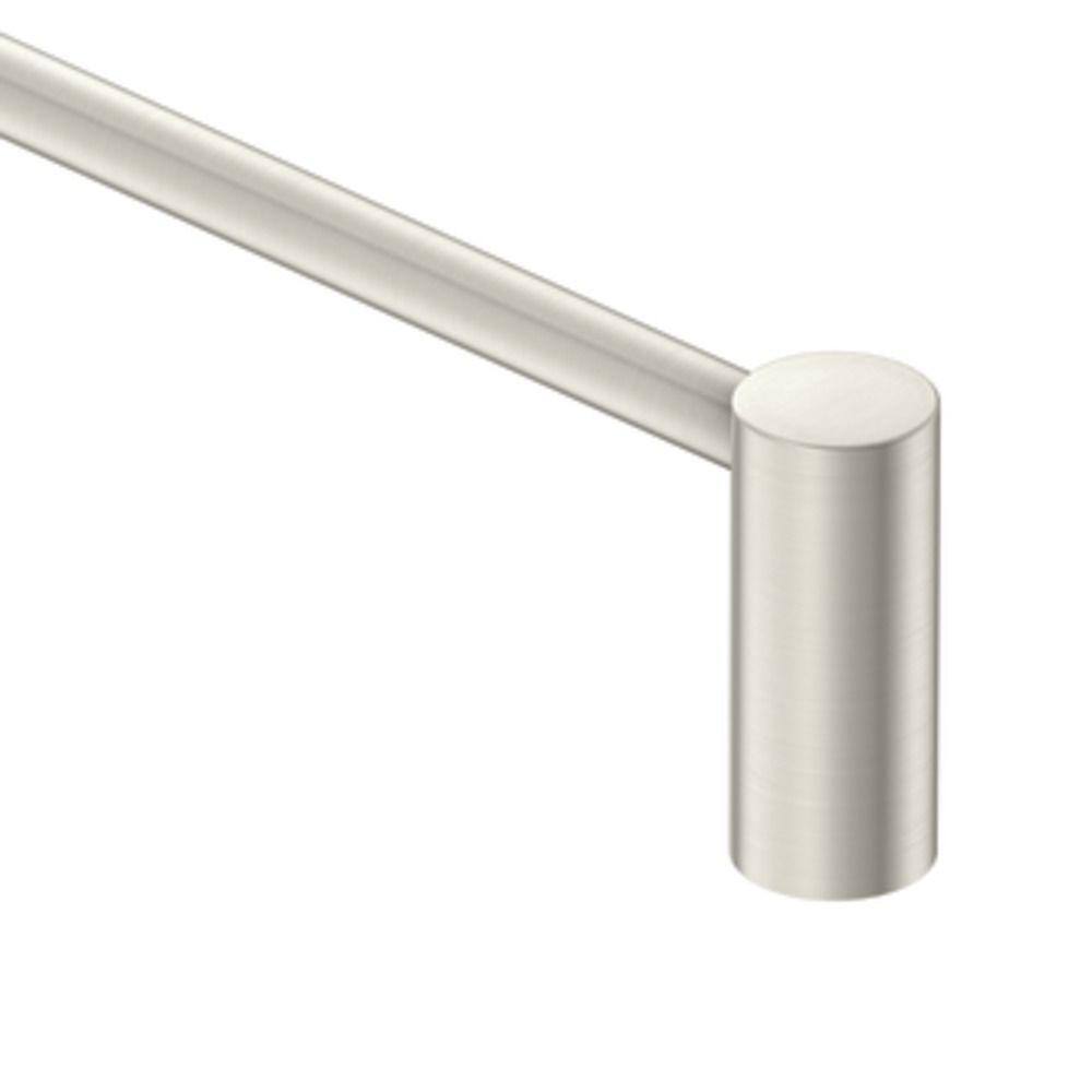 MOEN Align 24 in. Towel Bar in Brushed Nickel YB0424BN