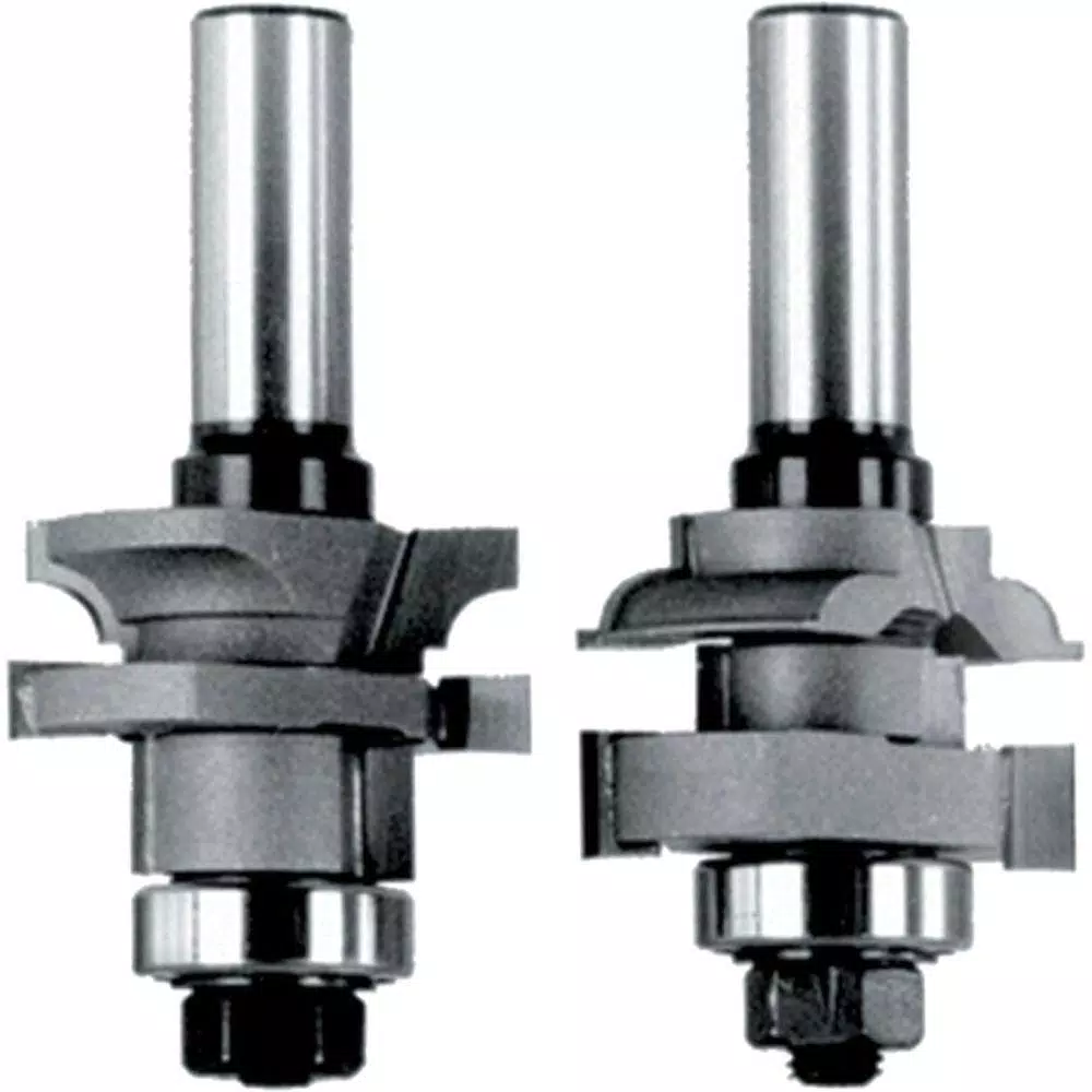 Makita Carbide-Tipped Stile and Rail 2-Flute Router Bit with 1/2 in. Shank and#8211; XDC Depot