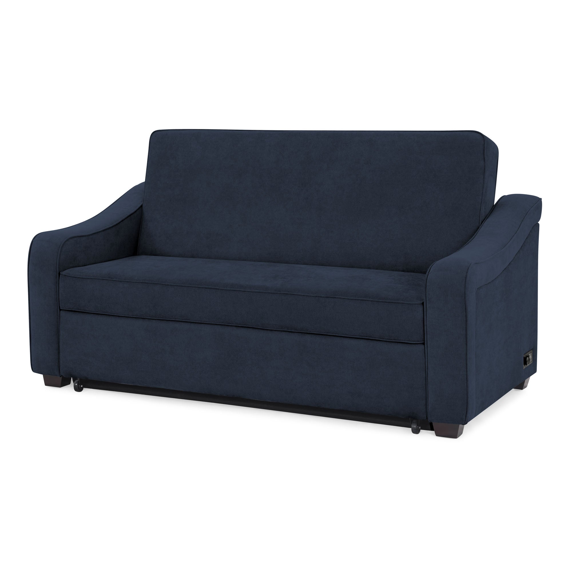 Serta Moreland Modern Sofa Sleeper, Navy Blue Fabric