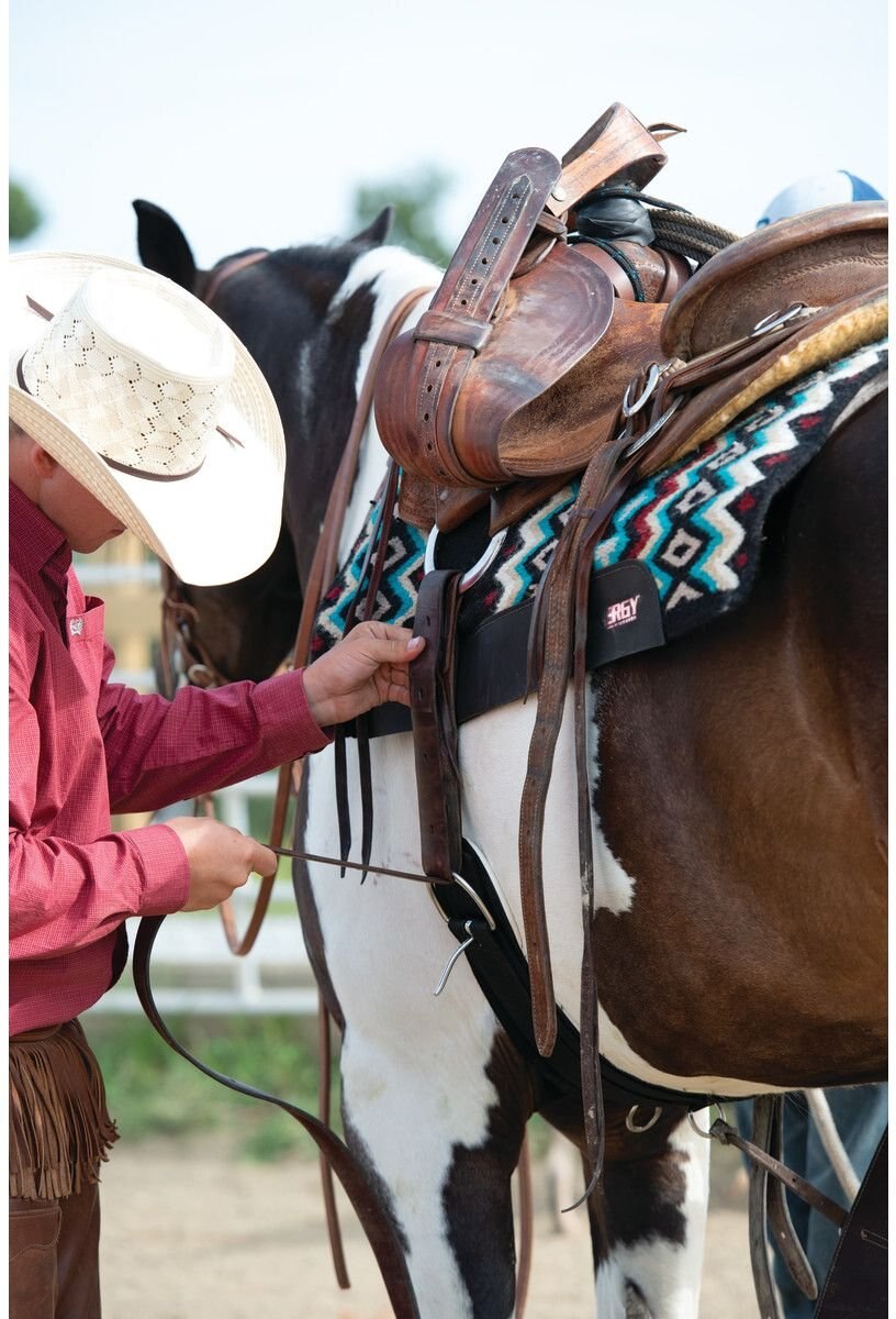 Weaver Leather AirFlex Straight Cinch and Roll Snug Horse Cinch Buckle